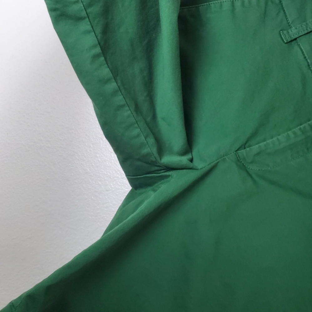J Crew Women's Green Chino Cotton Shorts with 9‎ Inch Inseam - Picture 6 of 13